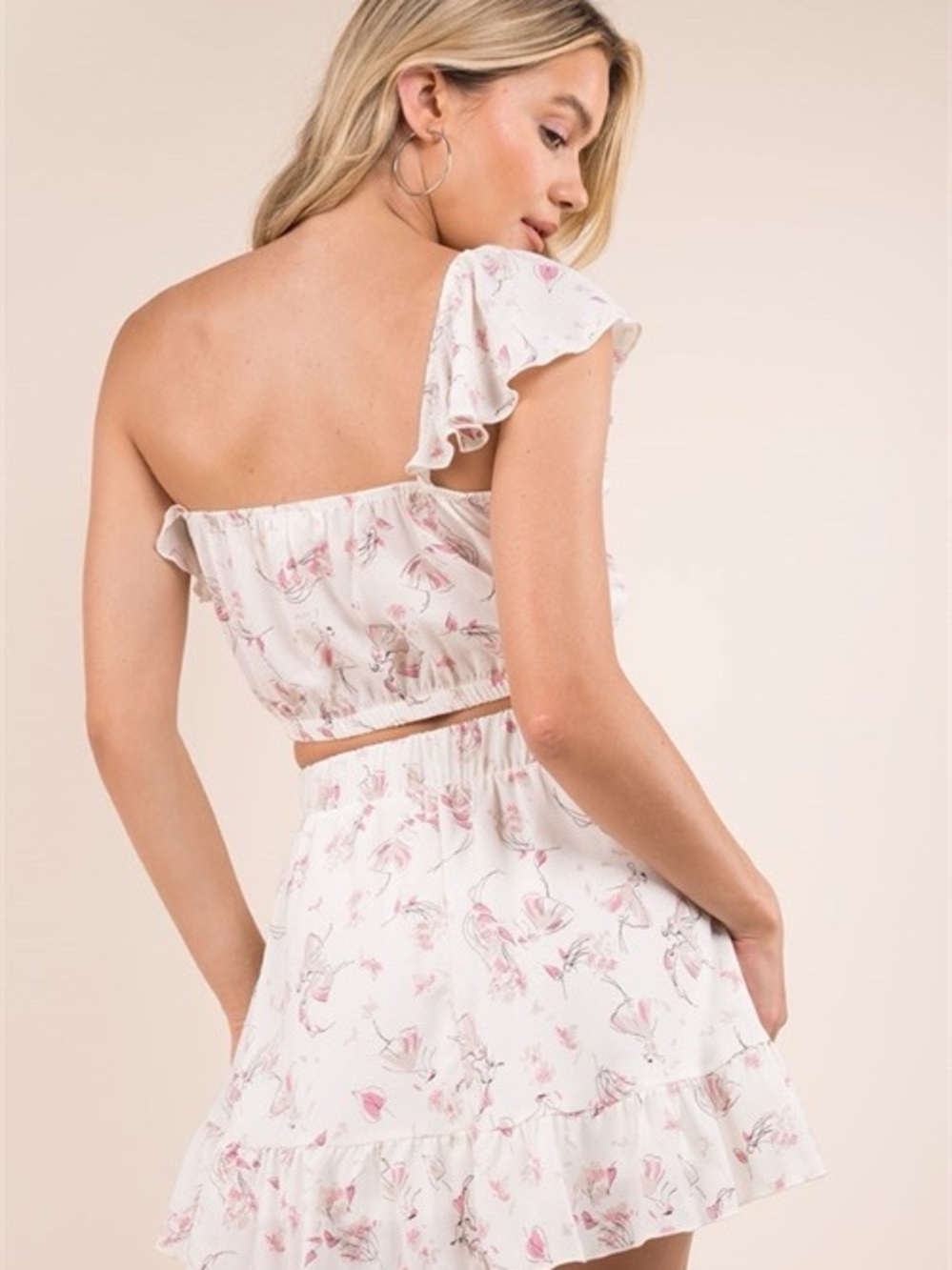 Two Piece Ruffle Skirt Set - Picture 5 of 8